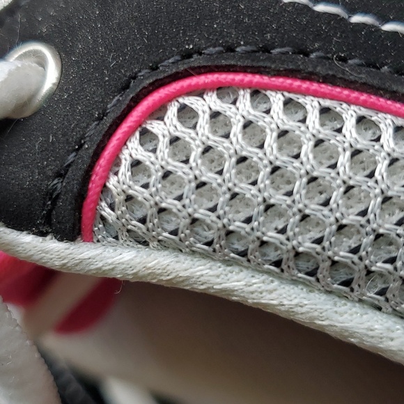Skechers D'Lites Pink & Black Me Time Lightweight Lace Up Size 9 - Picture 12 of 13
